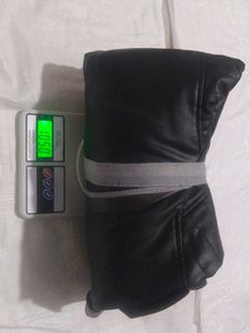 Sagaty Black Faux Leather Jacket