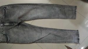 Grey Wash Denim Jeans