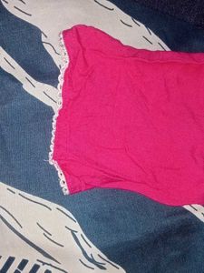 Pink Embroidered Kurta