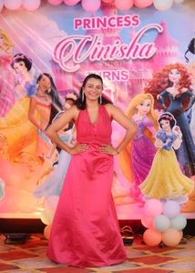 Barbie Pink Gown With Heavy Cancan