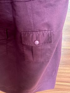 Mauve Sleevless Dress With Free Gift