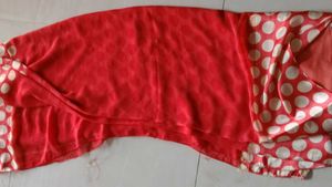 Red Polka Dot Scarf
