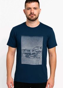 Navy Car Graphic Tee