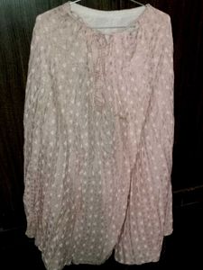 peach ethnic skirt