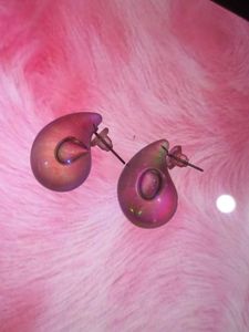 Trendy Transparent 3D Korean Earings