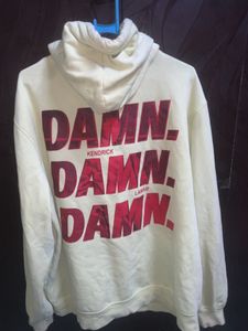 H&amp;M HOODIE NO FLAWS GREEN COLOUR KENDRICK LAMAR