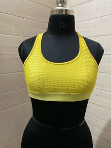 H&amp;M Imported Yellow Sports Bra
