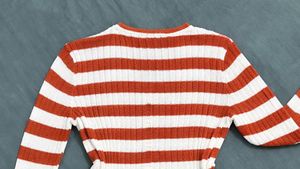 Striped Knit Cardigan