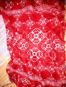 Red Kurta Palazzo With Dupatta