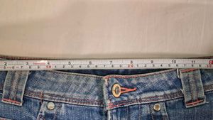 classic denim jean skirt
