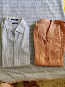 Combo Men Shirts, Half Sleeve, Collar Size 42"