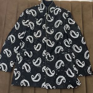 Sequence Paisley Pattern Jacket