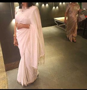 Elegant Off white Saree ready to wear