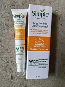 Simple Brightening Under Eye Gel