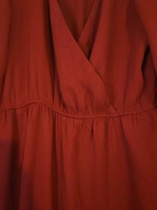 Burgundy Midi Dress