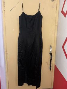 Black Slit Dress