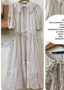 Zara Authentic maxi dress cotton