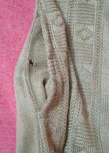 V Neck Woollen Kurta For Women