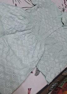 Cute Co Ord With Cut Out Pattern On It