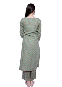 Floral Print Kurta Set