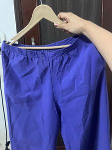 Blue Wide Leg Trousers -28/30 Inches
