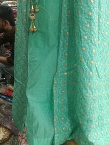 Mint Green Embroidered Anarkali Dress