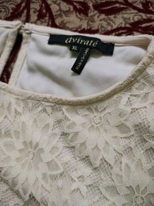 H&amp;M Lace Bell Sleeve Top