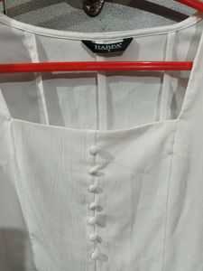 Chic White Long Sleeve Top