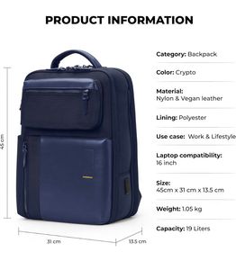 MOKOBARA Pro 21 ltrBlue Backpack