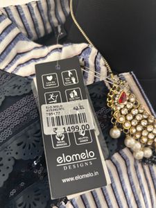 Striped Lace Kurti