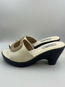 White Embellish Sandals