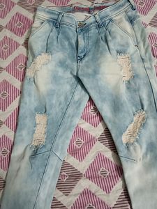 White Blue Diesel Company Jeans