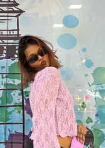 Lavender Knit Sweater