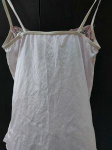 Pink Floral Lace Cami Top