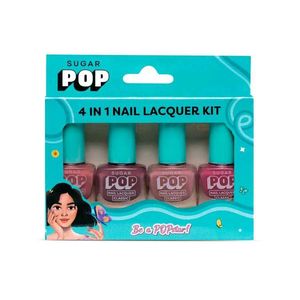 SUGAR POP4 In 1 Nail Lacquer Kit - 01 Nude Nectar