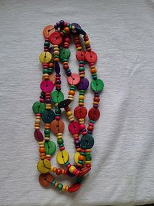 Multicoloured Double Layer Fancy Chain