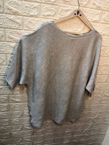 Elegant Grey Knit Top🕶️‼️