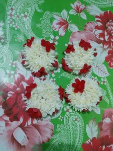 2 Pcs Set Floral Wrist Bands