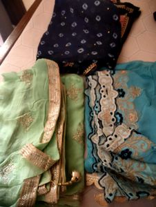 Heavy Dupatta Combo Of 3
