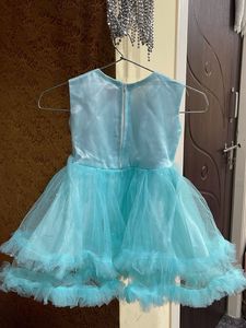 Cute Blue Party Dress