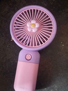 Cute Pink Portable Mini Fan