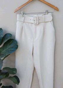 ZARA BELTED PANTS