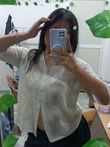 Crochet Knit Cardigan