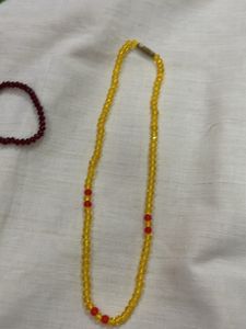 Set Of 4 Crystal Bead Necklace