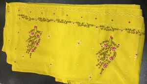 Resham Ki Kadhai Work Saree