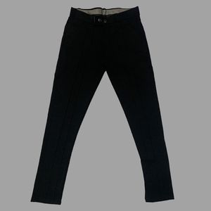 Black Straight Fit Pants For Boys Size 28