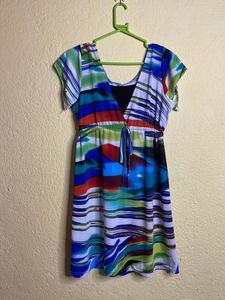 Colorful Striped Summer Dress