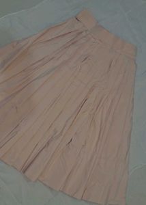 Peach Midi Skirt