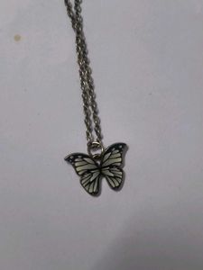 Vintage Butterfly Pendent chain