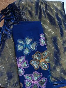 Elegant Blue Dupatta